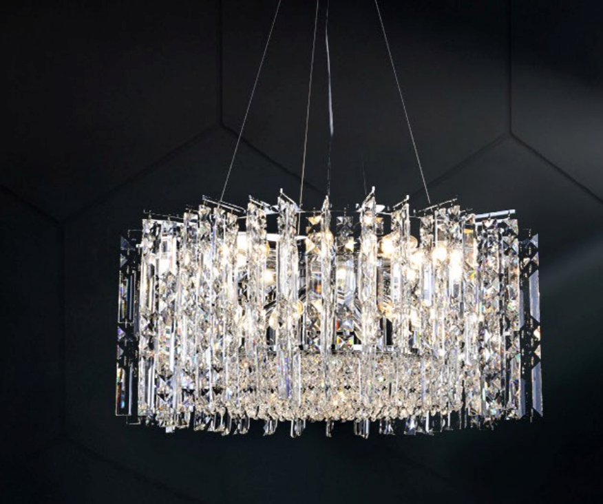 Crystal Cascade Chandelier