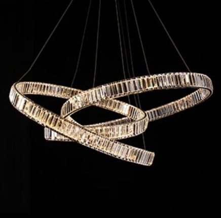 Sculptural Ribbon Chandelier